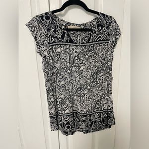 Ann Taylor Loft Paisley Blouse